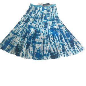 Lovely Tie Dye Plaid Skirt by PREMISE